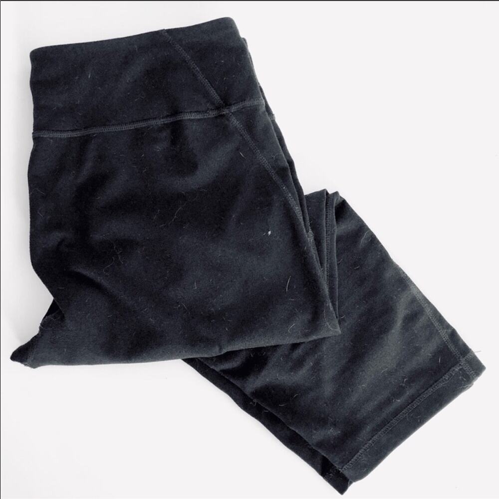 NORDSTROM Zella Black Running Tight Legging Cropped Capri Pants Biker Shorts M
